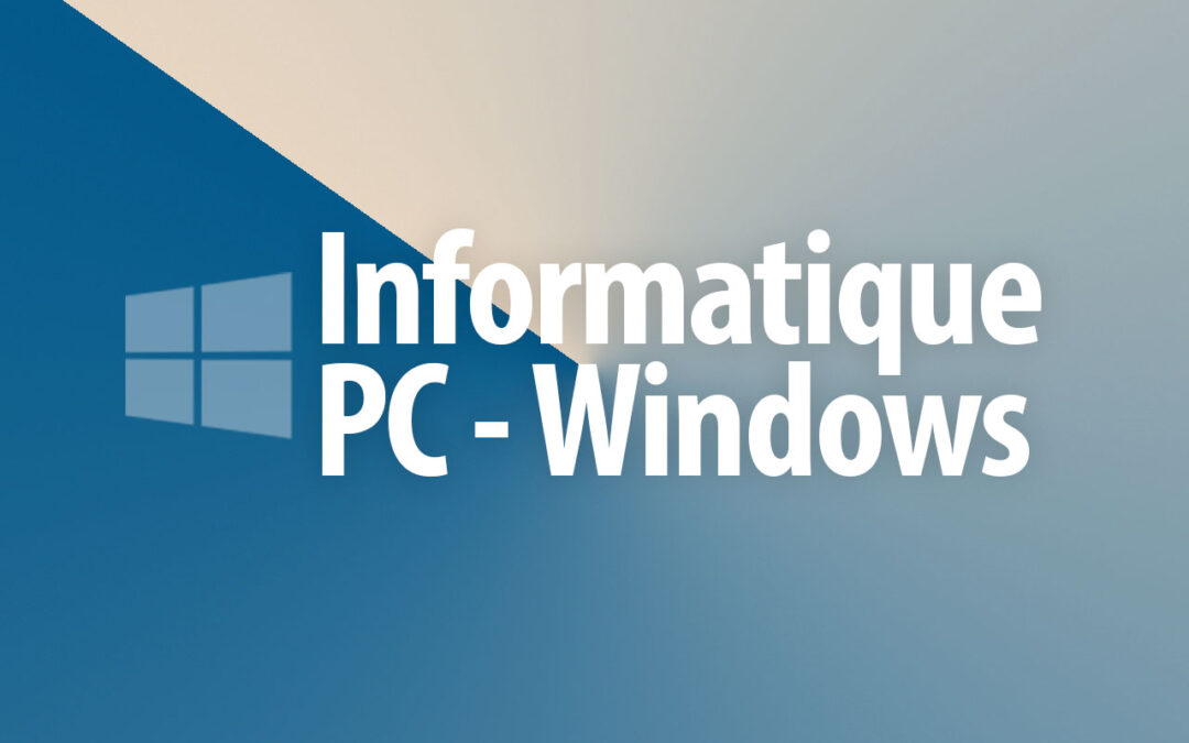 Atelier informatique PC adultes