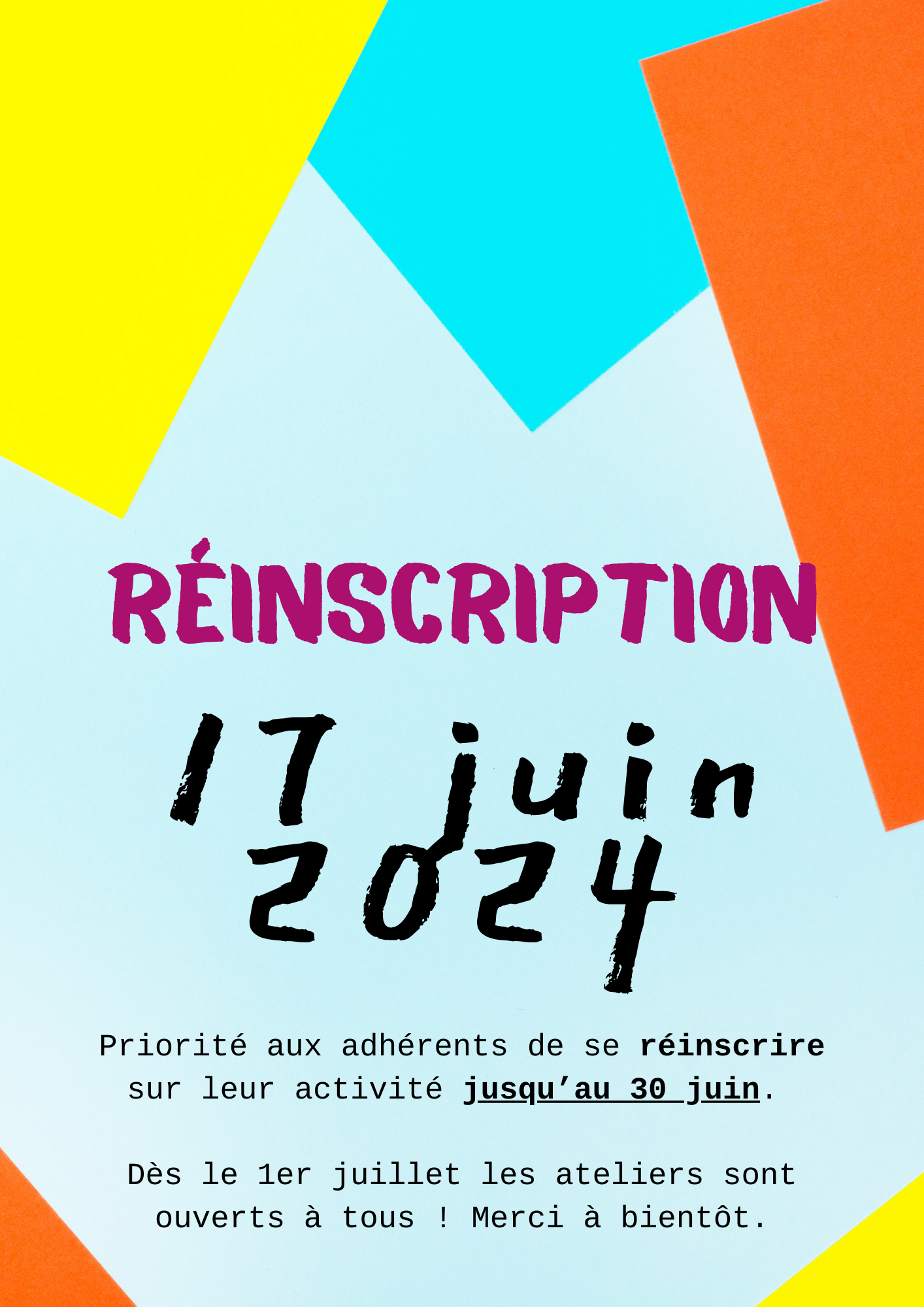Réinscription