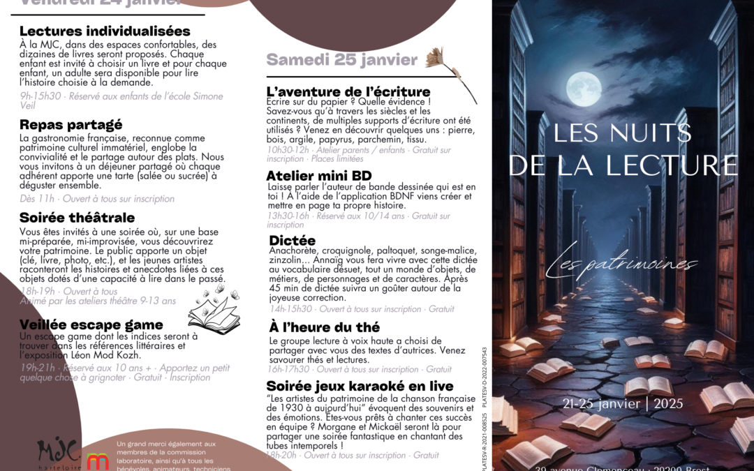 Nuits de la lecture 2025